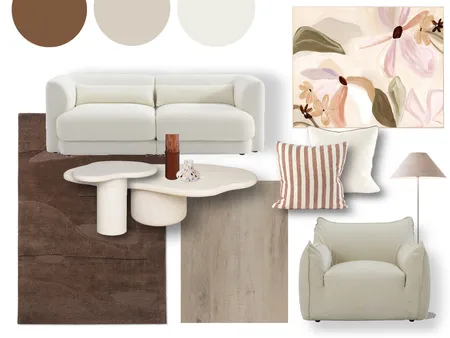 Warm Contemporary Living Interior Design Mood Board by Manea Interior Design & Styling on Style Sourcebook