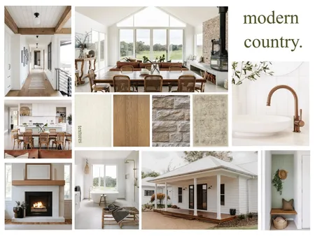 Modern Country Interior Design Mood Board by RACHMCEACHRAN on Style Sourcebook