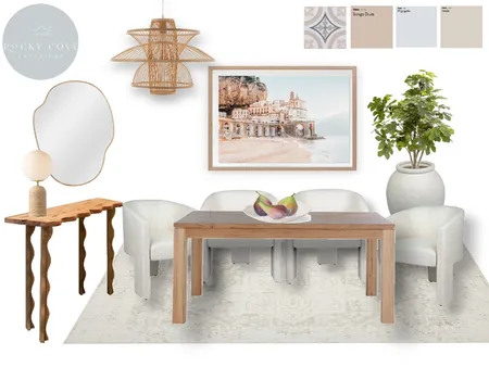 Amalfi Luxe Dining Interior Design Mood Board by Rocky Cove Interiors on Style Sourcebook