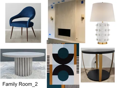 Family Room_2 Interior Design Mood Board by Parrot Interiors