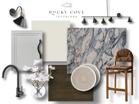 Luxe and glam kitchen Interior Design Mood Board by Rocky Cove Interiors on Style Sourcebook