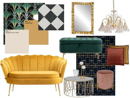 Art Deco Room Style Mood Boad Interior Design Mood Board by PetaMichael on Style Sourcebook