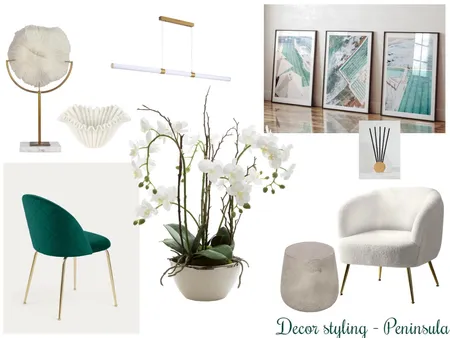 Decor styling - Peninsula Interior Design Mood Board by LArnot on Style Sourcebook