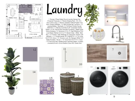 Laundry room Interior Design Mood Board by S_Shevchenko on Style Sourcebook