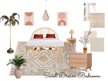 sweet dream bedroom Interior Design Mood Board by Bold and Personal Designs on Style Sourcebook
