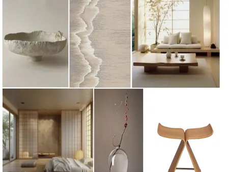 SOFT JAPANESE DESIGN STYLE BOARD Interior Design Mood Board by Anneke Nomura on Style Sourcebook