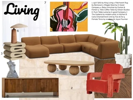 Living Interior Design Mood Board by Milly Jennings on Style Sourcebook