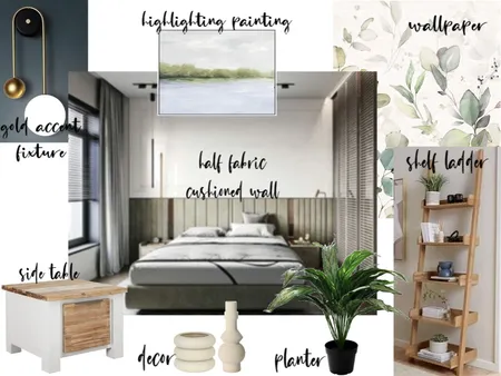 NG- GUEST BEDROOM Interior Design Mood Board by KITE CREATIONS on Style Sourcebook