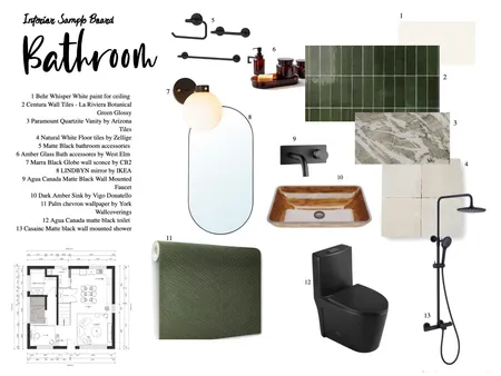 Bathroom IDI Interior Design Mood Board by mariaclaramontes on Style Sourcebook