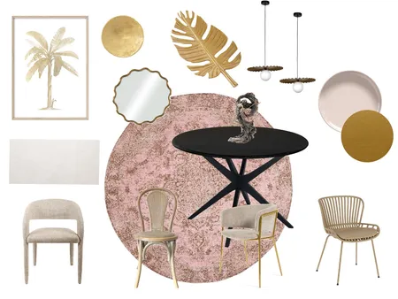 glamour dining BNP3 Interior Design Mood Board by Bold and Personal Designs on Style Sourcebook