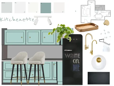 Kitchenette_6_ Interior Design Mood Board by manu' on Style Sourcebook