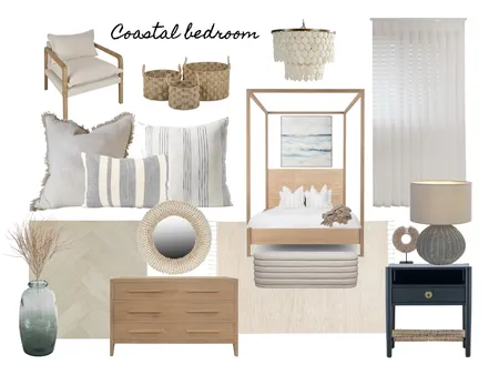 Coastal bedroom Interior Design Mood Board by Diane Blaauw on Style Sourcebook