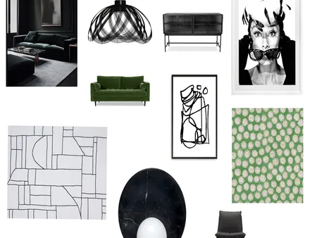 Be green, be seen Interior Design Mood Board by Fiona Russell