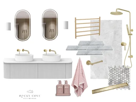 Bella and Sienna Ensuite Interior Design Mood Board by Rocky Cove Interiors on Style Sourcebook