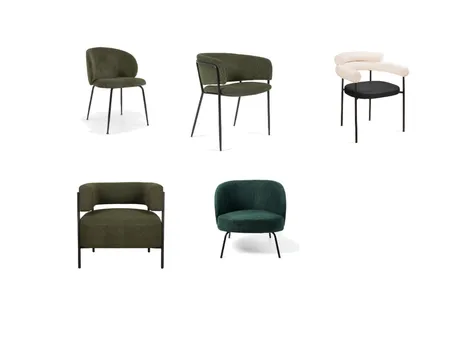 Green chairs Interior Design Mood Board by beatrizcvt