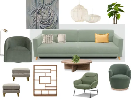 living Green Interior Design Mood Board by Hana on Style Sourcebook
