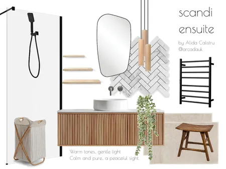 Scandi ensuite Interior Design Mood Board by ARCA Design & Architecture on Style Sourcebook