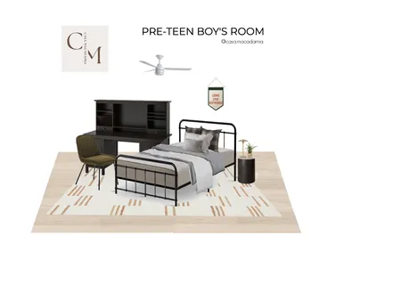 Pre-Teen Boy's Room Interior Design Mood Board by Casa Macadamia on Style Sourcebook
