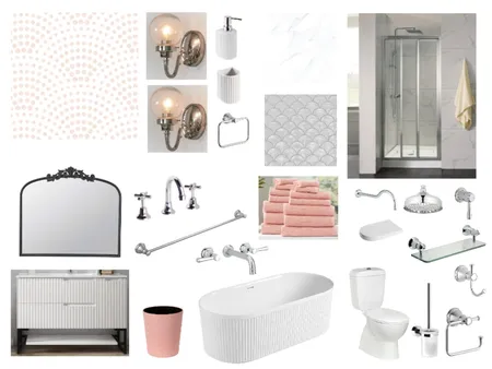 Coral House Bathroom Interior Design Mood Board by Sterlingrose on Style Sourcebook