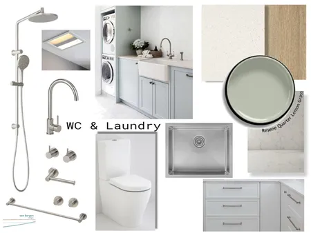 WC & Laundry Interior Design Mood Board by julielynnvb on Style Sourcebook