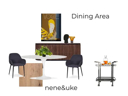 Dora - Dining Area Interior Design Mood Board by nene&uke on Style Sourcebook