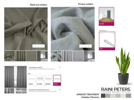 WINDOW TREATMENT MOODBOARD Vladislav Filimonov Interior Design Mood Board by Raini Peters Interior Design + Styling on Style Sourcebook