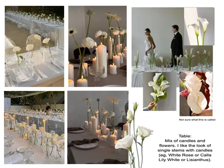 Wedding Table Interior Design Mood Board by kristinamikrut@gmail.com on Style Sourcebook