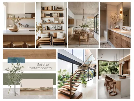 Serene Contemporary Interior Design Mood Board by RACHMCEACHRAN on Style Sourcebook