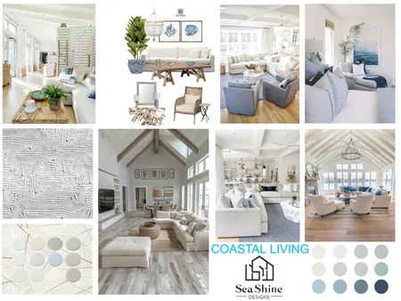 Living Coastal Interior Design Mood Board by iamdarius on Style Sourcebook