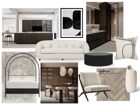 monochromatic Interior Design Mood Board by kaykayess on Style Sourcebook