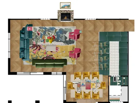 Great Room Space Planning Interior Design Mood Board by dl2407 on Style Sourcebook