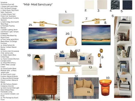 Living Sample Board - T.B Interior Design Mood Board by DAMason on Style Sourcebook