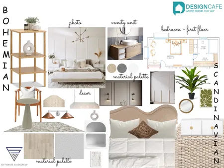bohemian + Scandinavian Interior Design Mood Board by kanishka.sdcllp@outlook.com on Style Sourcebook