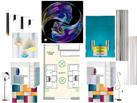 Diplomski rad - Djecija soba Interior Design Mood Board by Jandejan on Style Sourcebook