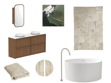 ADP Florentine Walnut Ensuite Interior Design Mood Board by Studio McHugh on Style Sourcebook