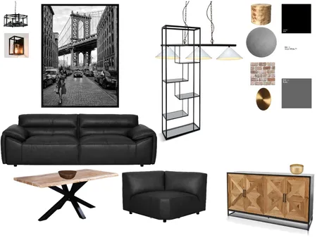 Industrial Interior Design Mood Board by fafazri on Style Sourcebook