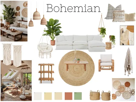 bohemian room specific mood baord Interior Design Mood Board by Morgan Jenna Interiors on Style Sourcebook