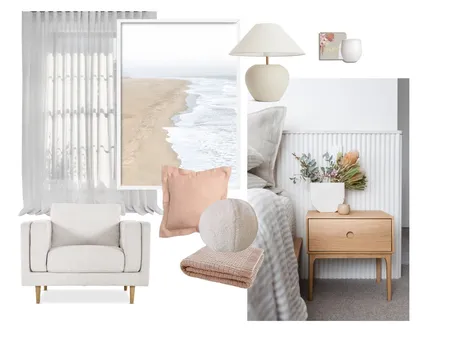 Feminine guest bedroom Interior Design Mood Board by White Soul Studio on Style Sourcebook