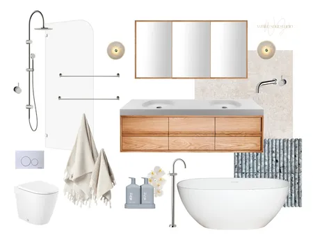 Ensuite Modern Interior Design Mood Board by White Soul Studio on Style Sourcebook