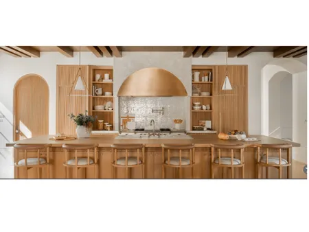 Earthy Electric Kitchen Interior Design Mood Board by jessie feitosa on Style Sourcebook