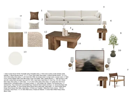 Assignment 10, Sample Board Interior Design Mood Board by Karly Pollard on Style Sourcebook