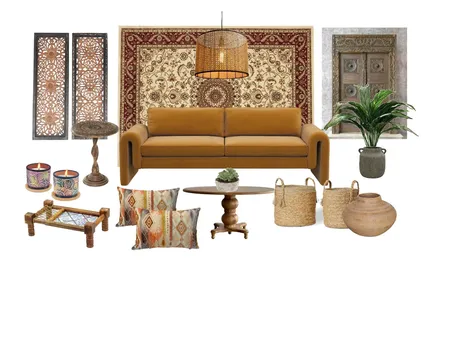 indian Interior Design Mood Board by Designer Ruby on Style Sourcebook