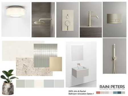 Bathroom J & R set Interior Design Mood Board by Raini Peters Interior Design + Styling on Style Sourcebook
