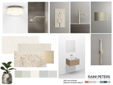 Bathroom J & R set 3 Interior Design Mood Board by Raini Peters Interior Design + Styling on Style Sourcebook