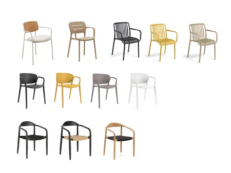 stackable chairs Interior Design Mood Board by Clare Gardiner on Style Sourcebook