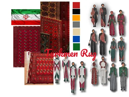 Turkmen Rug Interior Design Mood Board by marzi on Style Sourcebook