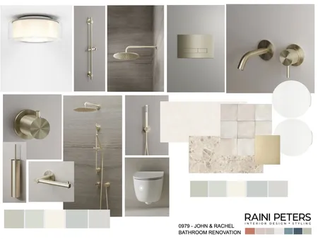 Bathroom J & R 4 Interior Design Mood Board by Raini Peters Interior Design + Styling on Style Sourcebook