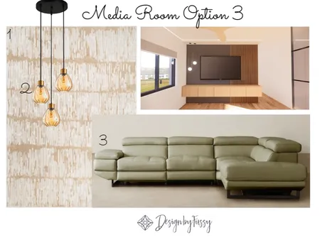Media Room Option 3 Interior Design Mood Board by DesignbyFussy on Style Sourcebook