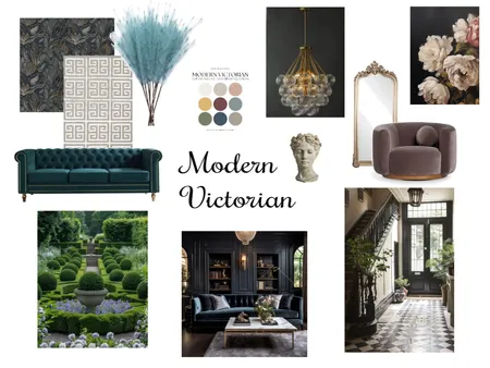 Modern Victorian Interior Design Mood Board by Kathy@hoshalls.com on Style Sourcebook