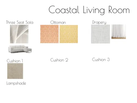 Coastal Living Room Interior Design Mood Board by LAUREN.STAINES on Style Sourcebook